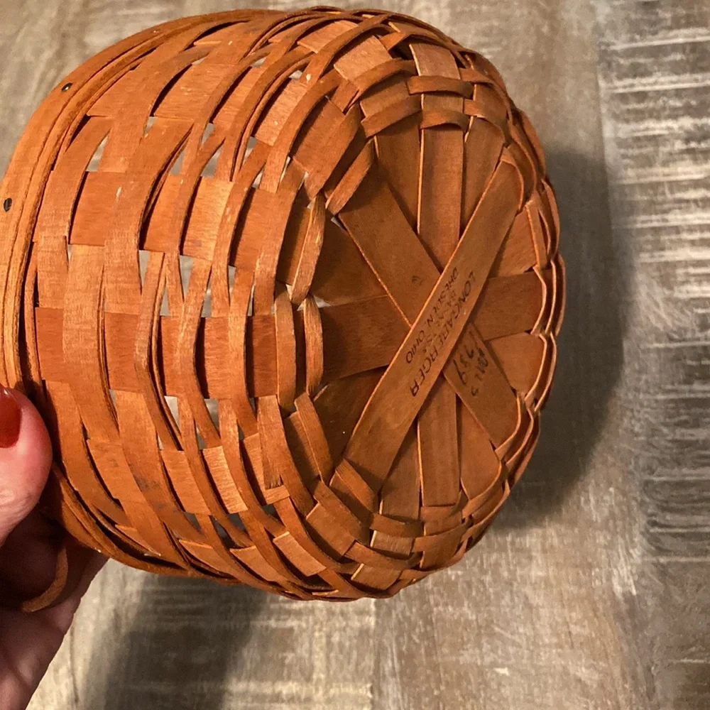 Longaberger basket, 1989